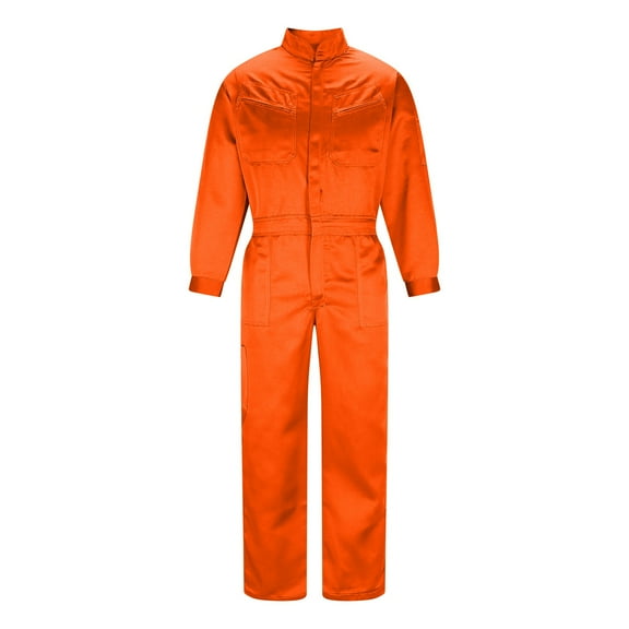 Yusimy Men's Stain-Resistant Coverall Work Suit Dustproof Long Pants Paint-Spray Industrial Protective Utility Style