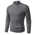 thumbnail image 1 of Yusimy Men's Striped Knit Sweater Casual Loose Fit Round Neck Versatile Pullover Urban Streetwear, 1 of 2
