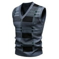 thumbnail image 1 of Yusimy Men's Thermal Vest Thick Warm Sleeveless Pullover Knit V-Neck Casual Winter Comfort Style, 1 of 3