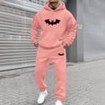 thumbnail image 1 of Yusimy Men's Valentine's Day Print 2-Piece Hoodie Set Pullover Long Sleeve Pocket Elastic Waist Pants Casual Sports, 1 of 5