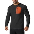 thumbnail image 1 of Yusimy Mens Quick-Dry Long Sleeve Tee，Crew Neck Moisture-Wicking Top，Breathable Athletic Training Shirt，for Running Commuting and Daily Fitness, 1 of 8