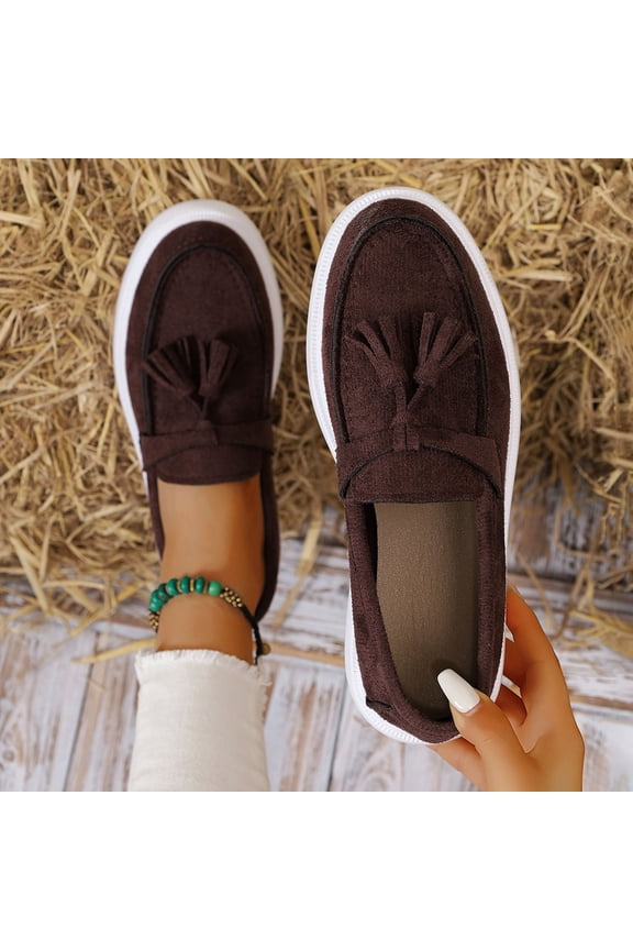 Women's Fashionable Casual Retro Leather Shoes - Round Toe Lace-Up Chunky Heel Platform Low-Top Creepers with British Style, Wide Sizes Available for Vintage Everyday Outfits