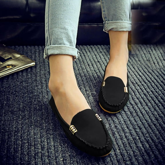 Yusimy Women's Fashionable Casual Retro Round Toe Lace-Up Platform Shoes - Chunky Heel Thick Sole Low-Cut British-Inspired Leather Shoes with Wide Sizes Available