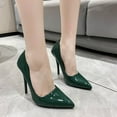 thumbnail image 1 of Yusimy Women's Fashionable High Heels - 12CM Stiletto Heel Party Shoes with Patent Leather Slim Toe Elegant Sexy Style for Evening & Special Occasions, 1 of 3