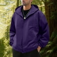 thumbnail image 1 of Yusimy Men's Hooded Windbreaker Jacket Windproof Waterproof Outdoor Utility Lightweight Hiking, 1 of 7