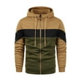 thumbnail image 1 of Yusimy Men's Workwear Jacket Multi-Pocket Full-Zip Ragged Sporty Utility Hooded Casual Streetwear Outdoor Activewear Coat, 1 of 8