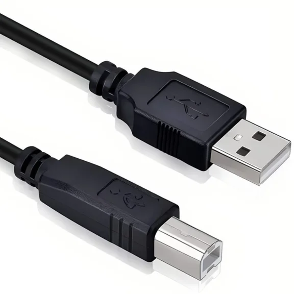 Yustda 10Ft USB 2.0 Cable Cord Lead Compatible with Brother HL-8050N HL-L2300D HL-L2305W Printer