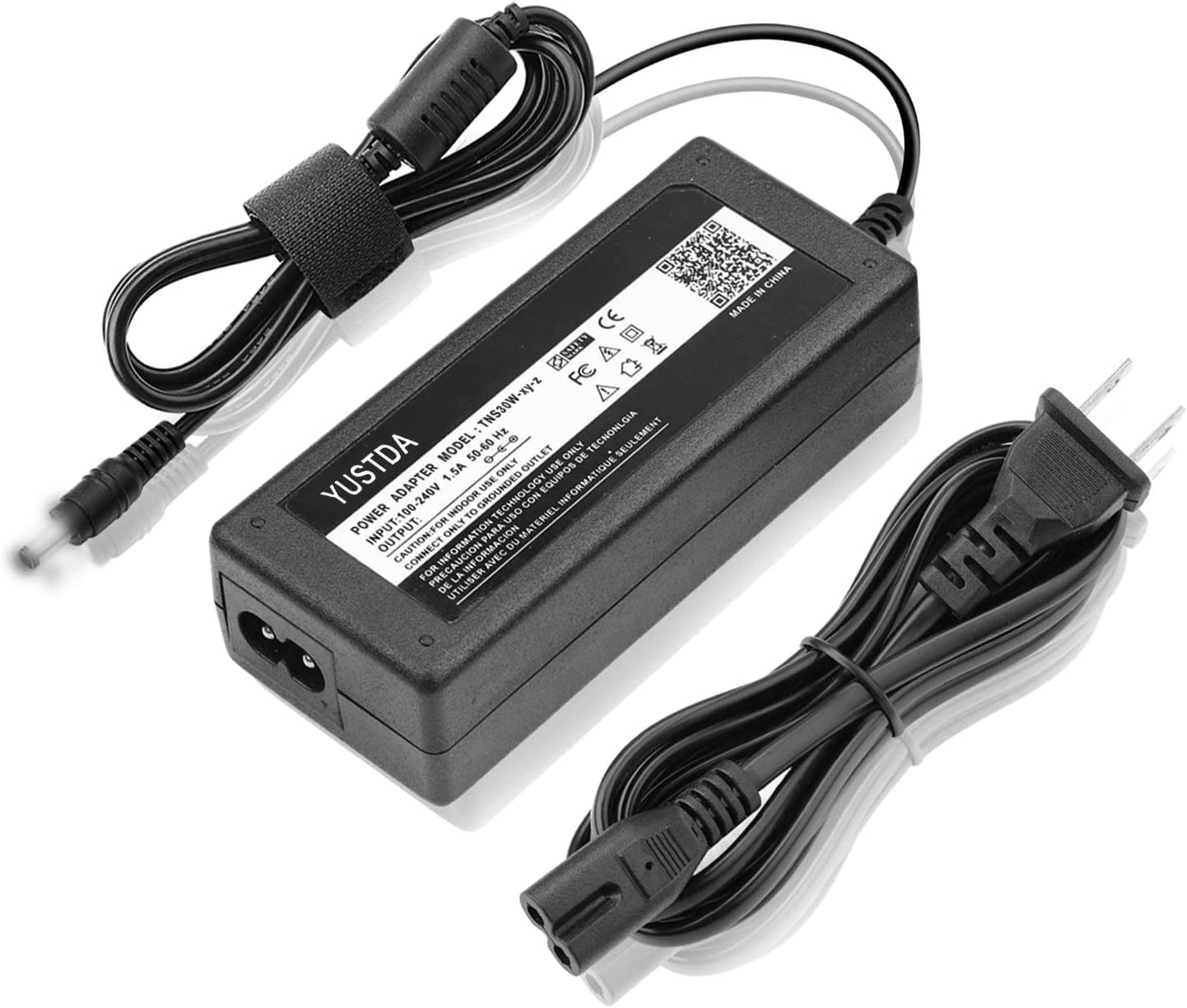 Yustda 180W AC/DC Adapter Replacement for Anker 577 Docking Station 13-in-1 Thunderbolt 3 Dock Model A8396 A8396141 20VDC 9000mA DC20V 20 Volt 20 Volts Power Supply Cord Battery Charger Cable PSU