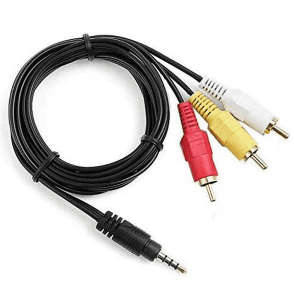 Yustda 3.5mm to RCA AV Audio Video Cable Compatible with DV Digital 8 Camcorder SC-D23 SC-D24 SC-D55 SC-D60 SC-D73 SC-D67 SC-D70 SC-A80 SC-D86 SC-D103 SC-D105 SC-D263 SC-D303 SC-D351