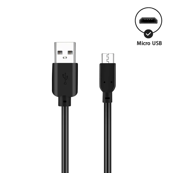 Yustda 5V Micro USB Charging Cable Compatible with ETU-134 ETU134 Muscle Massager Machine 3.7V Battery DC5V 5VDC 5.0V Power Supply Cord