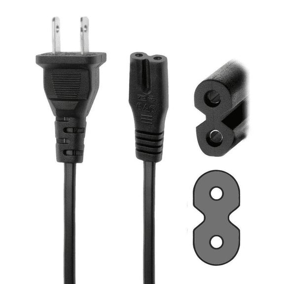 Yustda 6FT Long AC Power Cord Compatible with Bluesound POWERNODE Edge N230BLKUNV Compact Multi-Room High Resolution Music Streaming Amplifier 5 Feet/1.5m Power Cable