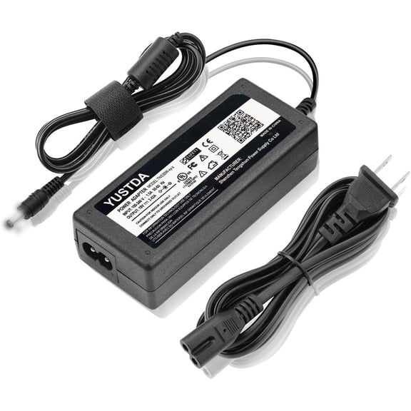 Yustda AC/DC Replacement Adapter for Sharp Mebius MURAMASA Series Laptop Netbook Power Supply Cord Cable PS Charger Input: 100-240 VAC 50/60Hz Worldwide Voltage Use Mains PSU