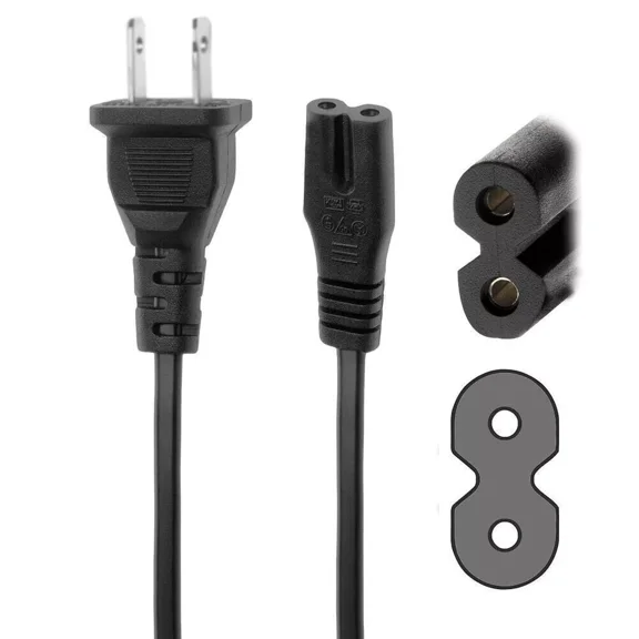 Yustda AC Power Cord 6ft Cable Compatible with Canon PIXMA G1200 G1220 G2200 G2260 G2270 G3200 G3202 G3260 G4210 G5020 G6020 G7020 Wireless All-in-One Printer Repalcement Power Cable