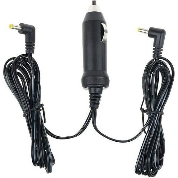 Yustda Car Charger Compatible with Sylvania SDVD8741 SDVD8727 SDVD 8741 SDVD 8727 7" SDVD9805 C SDVD 9805 SDVD9805C SDVD1037 SDVD 1037 SYLSDVD1037OB 10" DVD Player Power Supply Adapter Cord Cable