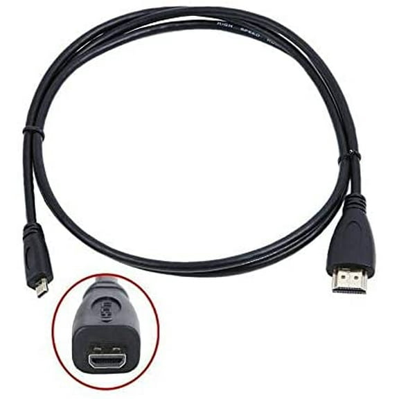 Yustda Micro HDMI Cable for PANASONIC LUMIX DMC-G70W Digital Camera