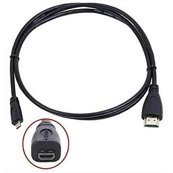 Yustda Micro HDMI to HDMI Cable Lead for TESCO HUDL 2 & TESCO HUDL 1 HDTV