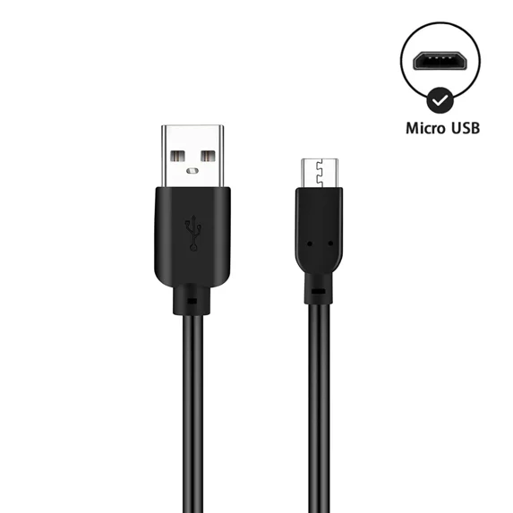 Yustda Mirco USB Charging Cable Compatible with Brother PT- D610BT PTouch PTD610BT Business Professional Connected Label Maker Power Supply Charger Cord
