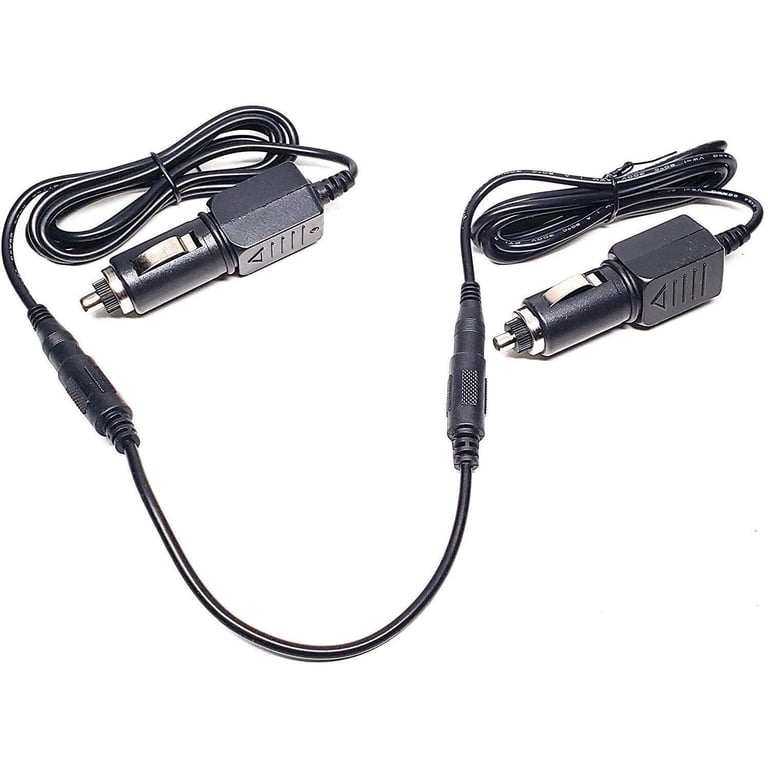 Yustda New Car 2 Lighter Plug DC Adapter for Solar ESA1 12V Male to Male  Outlet Charger Cord Auto Vehicle Boat RV Camper Cigarette Lighter Plug  Power 