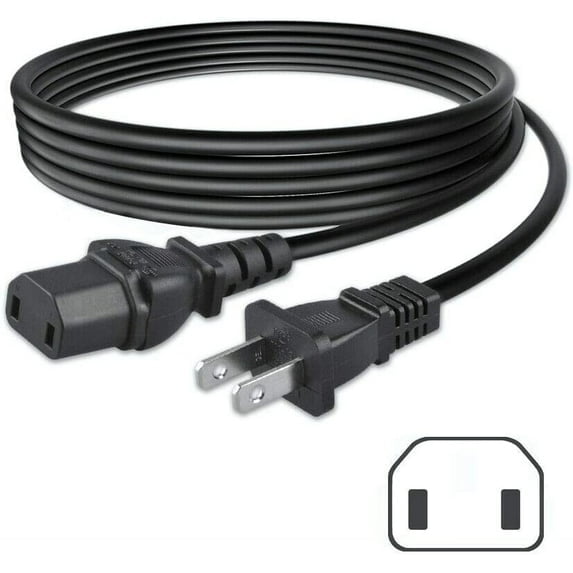 Yustda Replacement 6.6ft AC Power Cord Cable for Denon AVR-X3400H AVR-X3500H 7.2Channel Receiver