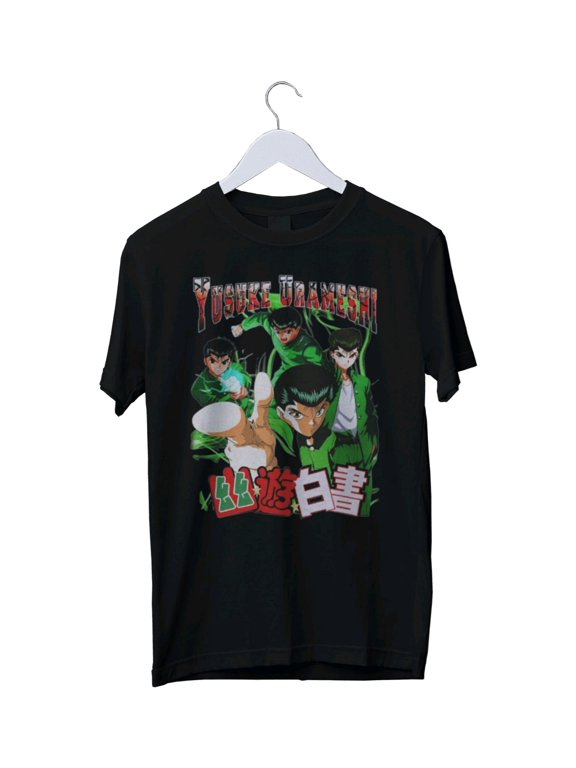Yusuke Urameshi T-Shirt Graphic Print Mens Unisex T-Shirt S M L XL 2 3 4 XL