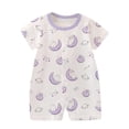 thumbnail image 1 of Yutgune Baby Boy Girl Cotton Romper Summer Rabbit Print Sleeveless Bodysuit Breathable Infant Jumpsuit 0-12 Months, 1 of 3