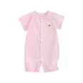 thumbnail image 1 of Yutgune Baby Boy Girl Cotton Romper Summer Short Sleeve Pig Print Bodysuit Newborn Infant Crawling Suit 6-9 Months, 1 of 6