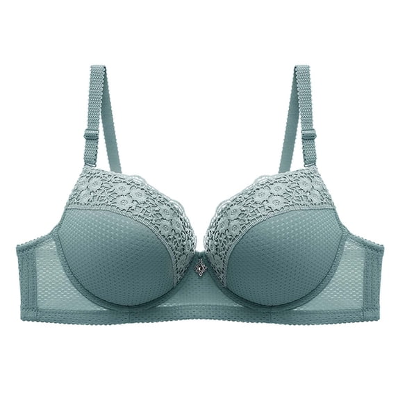 Yutgune Bras For Women Lace Underwire Bra Full Coverage Push Up Breathable Mesh Supportive Everyday Bra