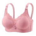 thumbnail image 1 of Yutgune Bras For Women Lace Wireless Shaping Bra Wide Strap Full Coverage Side Support Comfortable Bra, 1 of 4