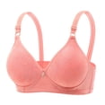 thumbnail image 1 of Yutgune Bras for Women No Underwire Full Coverage Comfort Wireless Support Bra Jacquard Print, 1 of 2