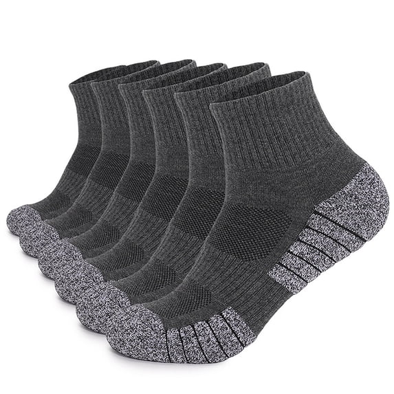 Yutgune Cotton Crew 6-Pack Socks For Men Soft Breathable Dress Running Daily Mens Socks Socks For Men Multi Pack