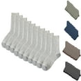 thumbnail image 1 of Yutgune Cotton Crew Socks For Men Soft Comfort Running Dress Daily Mens Socks Socks Men Multi Pack 5 Pairs, 1 of 3