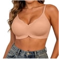 thumbnail image 1 of Yutgune Plus Size Bras For Women Jelly Wireless Full Coverage Scalloped Support For Older Women Bralette, 1 of 5