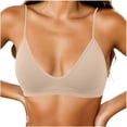 thumbnail image 1 of Yutgune Tshirt Bras for Women Molded Cup Wireless Womens Bras Flat Seams Vacation Casual Bra, 1 of 5