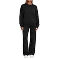 thumbnail image 1 of Yutgune Women's 2 Piece Sweatsuit Oversized Crew Neck Long Sleeve Sweatshirt Wide Leg Pants Casual Fall Loungewear Outfit, 1 of 7