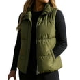thumbnail image 1 of Yutgune Women's Puffer Vest Stand Collar Zip Up Sleeveless Jacket with Pockets Winter, 1 of 5