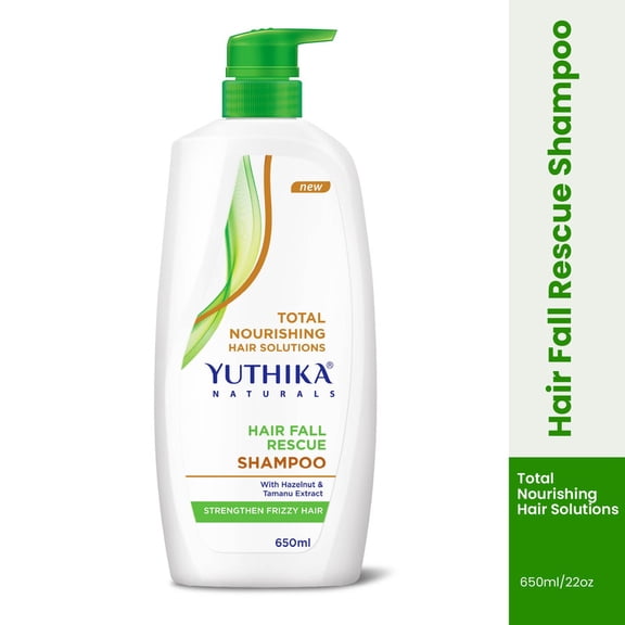 Yuthika Hair Fall Rescue Shampoo For Women & Men | Strengthen Frizzy Hair | 650ml / 21.97 Oz