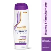 Yuthika Intense Shine Shampoo for Women & Men with Jojoba oil | For Dry & Frizzy Hair | 340ml / 11.49 Oz