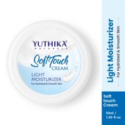 Yuthika Naturals Soft Touch Light Moisturizer Cream for Deep Nourishment | 50ml / 1.69 Oz