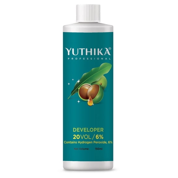 Yuthika Professional Hair Developer Bottle, 20 Volume (6%) 150ml / 5.07 Oz