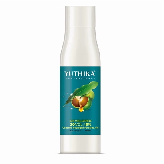 Yuthika Professional Hair Developer Bottle, 20 Volume (6%) 500ml / 16.90 Oz