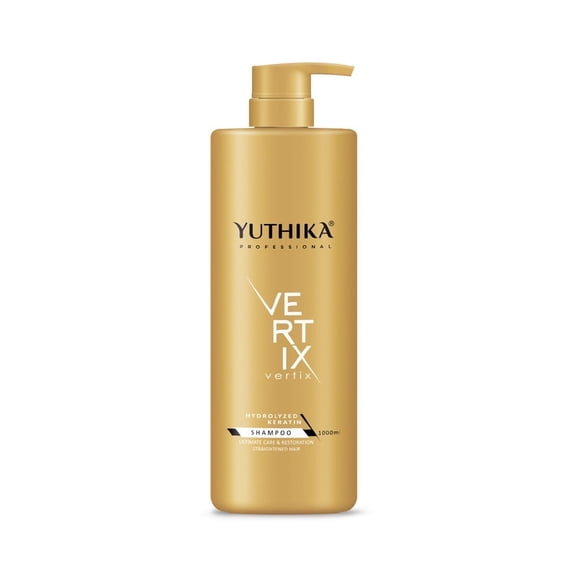 Yuthika Professional Vertix Hydrolyzed Keratin Post Care Shampoo, Nourishes & Protects Hair After Chemical Treatments,