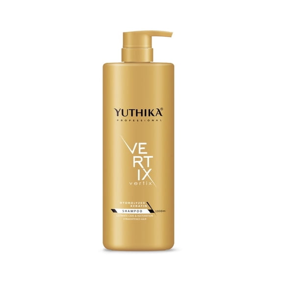 Yuthika Professional Vertix Hydrolyzed Keratin Post Care Shampoo, Nourishes & Protects Hair After Chemical Treatments,