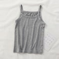 thumbnail image 1 of Yutk Girls Tank Tops Summer Girls Sweat-Absorbing Breathable Stretch Bottoming Camisole Top Gray, 1 of 5
