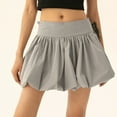 thumbnail image 1 of Yutk Womens Dresses Summer in Clearance New Feminine Pommel Skirt Summer Design Flower Skirt Skirt Short Gray S, 1 of 7