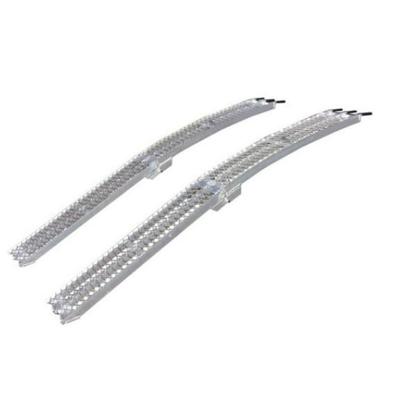 Yutrax TX107 XL Folding Arch Ramps - Pair - 12in.x89in. Open, 12in.x44.5in. Closed