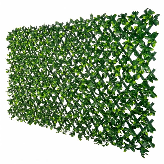 Yuucio Artificial Hedge Panel 36" x 72" Expandable Privacy Screen Green Leaf Fence Cover for Patio Garden Decor, Outdoor Decor