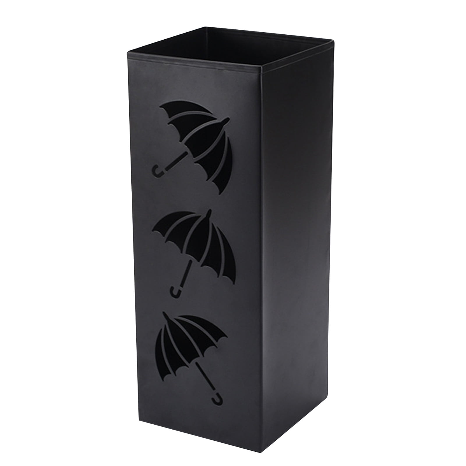 Yuwegr Metal Umbrella Holder Square Umbrella Stand For Hallway 16x16x42 CM Standing Umbrella