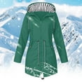 thumbnail image 1 of Yuwegr Rain Jacket for Women Waterproof Coat with Hood Windproof Windbreaker Outdoor Hiking Jacket, 1 of 4