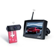 Yuwei 4.3 Digital Wireless Backup Camera and Monitor with Nightvision for Trucks, SUV, and Universal Cars