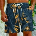 thumbnail image 1 of Gyedtr Beach Shorts for Men Hawaiian Vacation Tropical Short with Pockets Palm Tree Graphic Cruise Party Swimsuit Shorts Tall Size s, 1 of 5